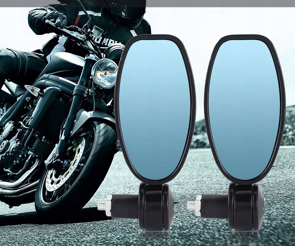 DOLNE LUSTERKA W KIEROWNICE NAKED CAFE RACER BOBBE Installation side Left Right