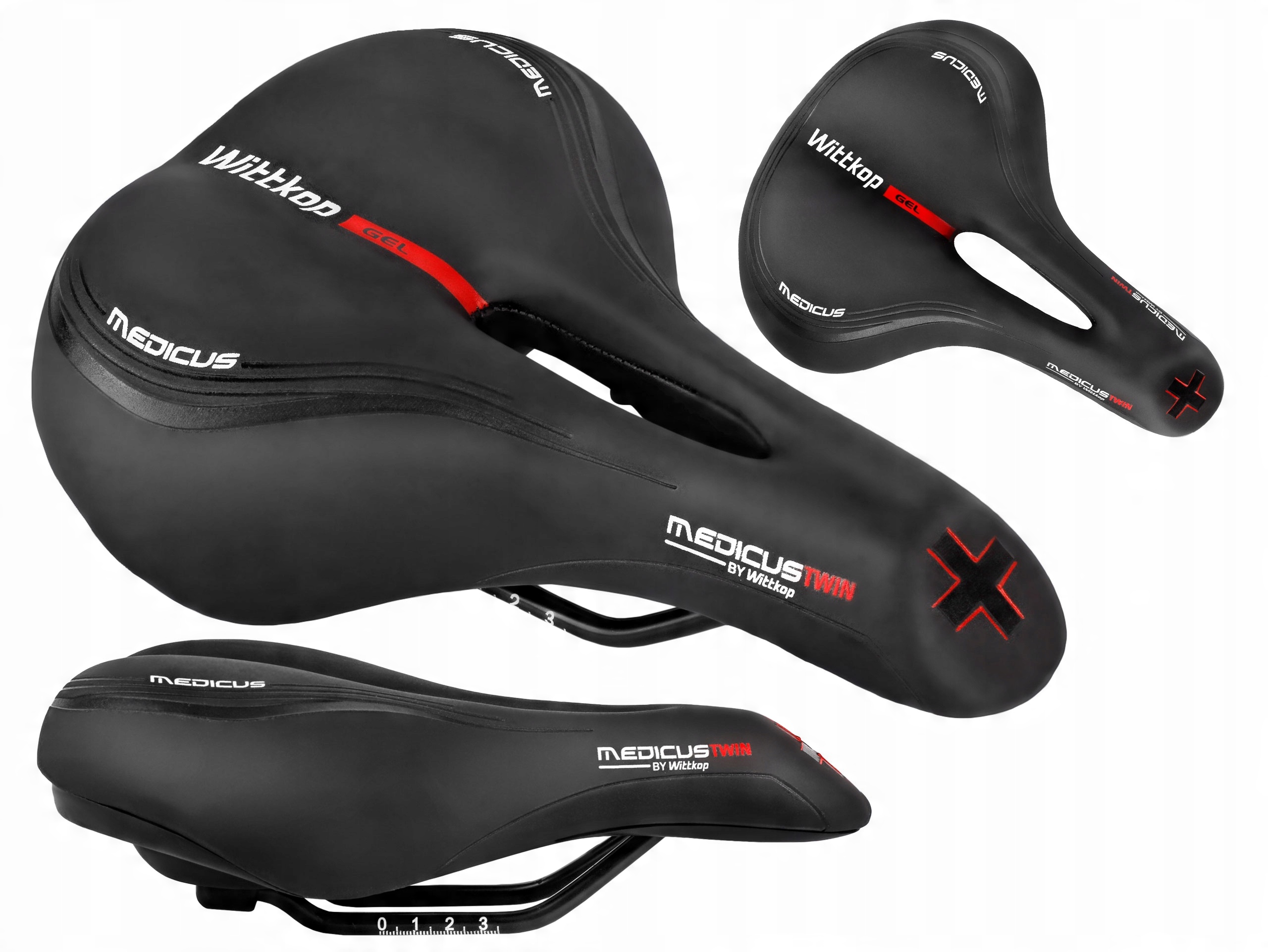 

Żelowe Siodełko Rowerowe Medicus Twin 2.0 Trekking