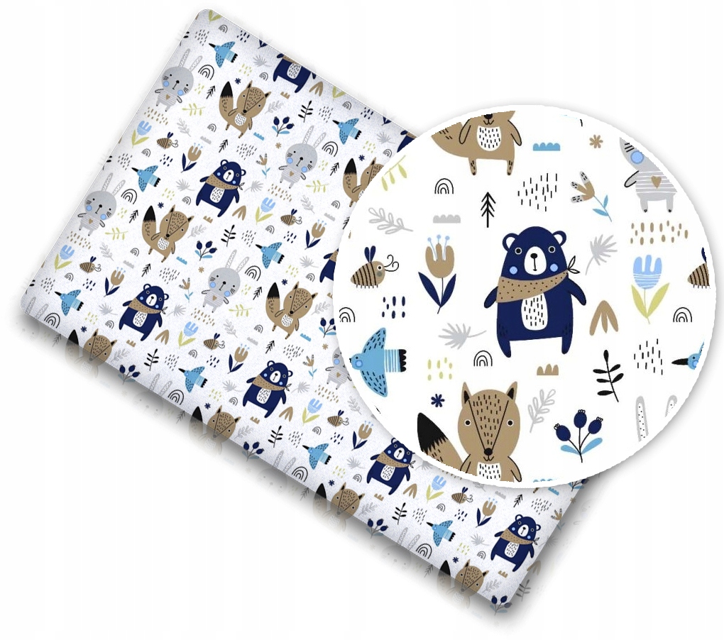 ПРОСТЫНЯ ХЛОПОК МАТЕРИАЛА 120x60 BABYMAM