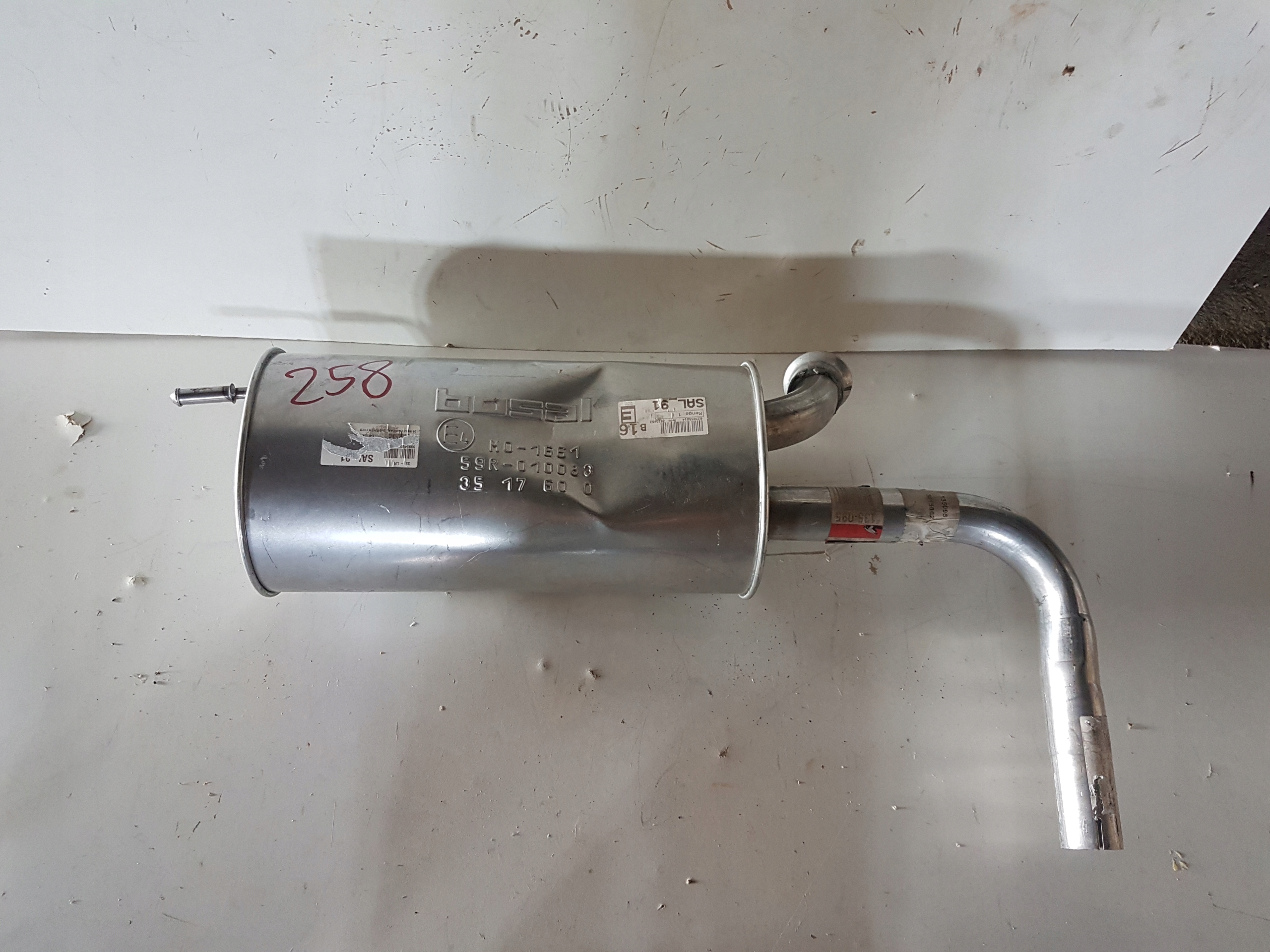 BOSAL TŁUMIK ŚRODKOWY JUMPY II SCUDO II EXPERT II Producent części Bosal