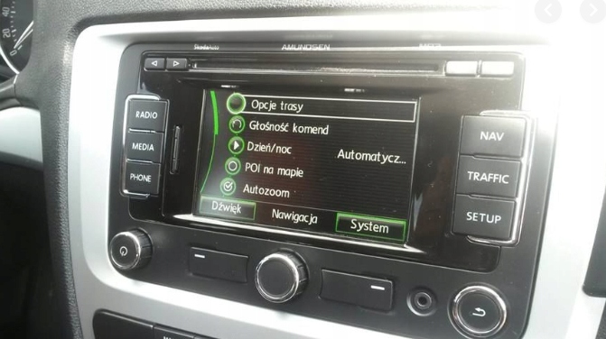 VOLKSWAGEN RNS 310 Polskie Menu Lektor Nawigacja Kod producenta i2013200