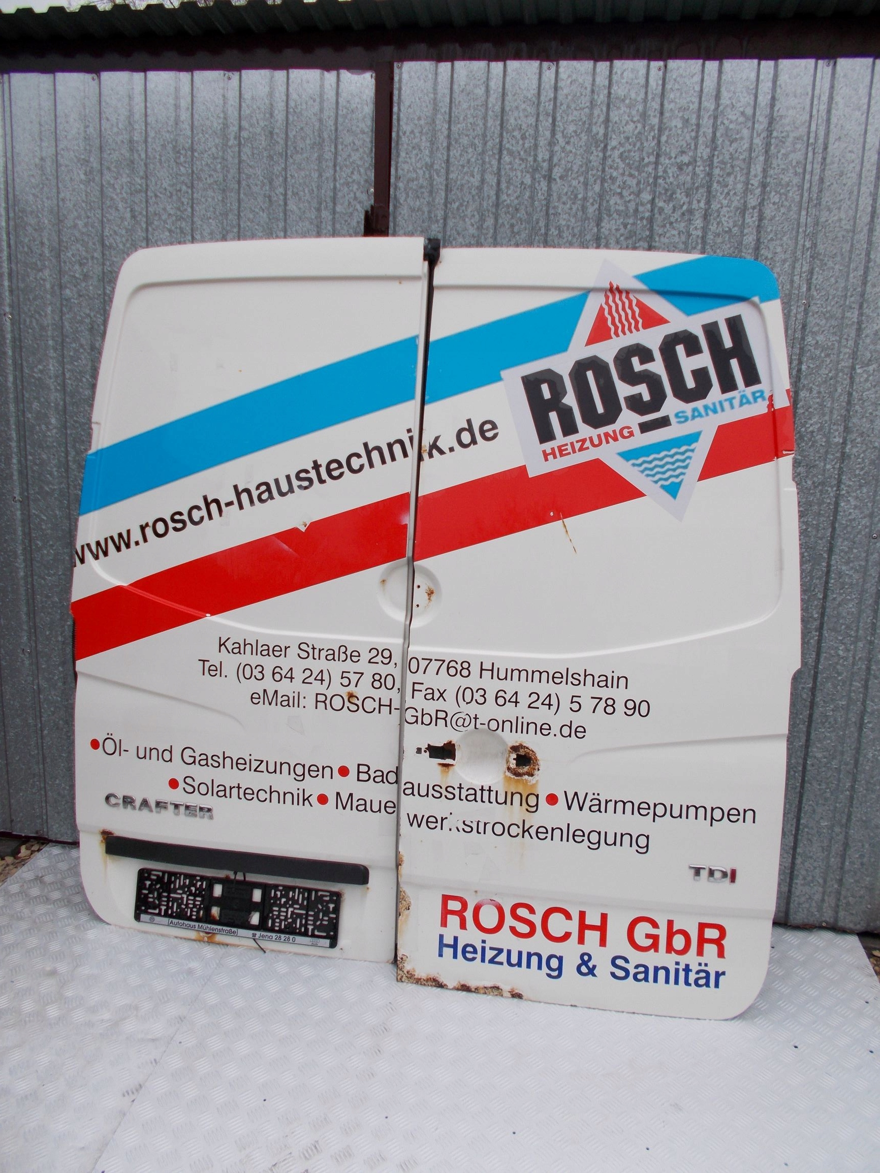 Mercedes Sprinter 906 - VW CRAFTER drzwi TYŁ