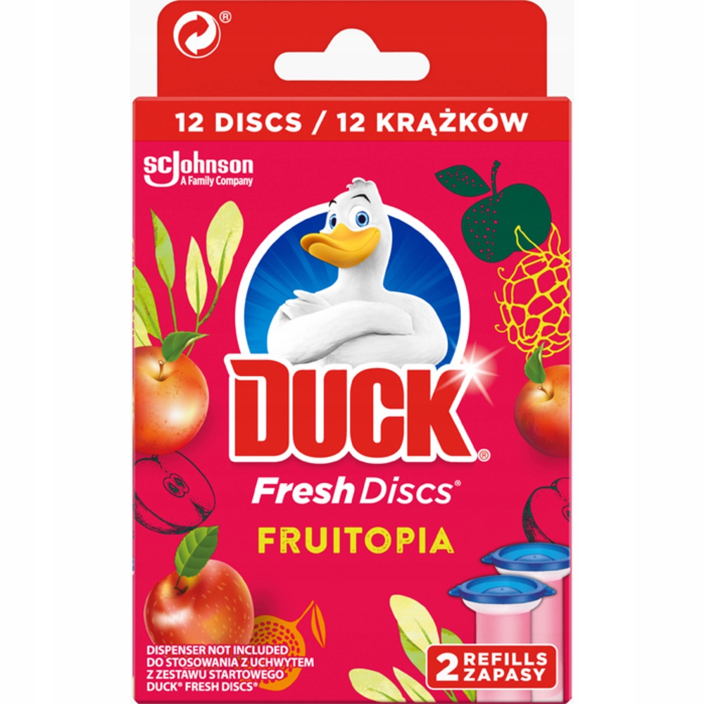 

Duck Fresh Discs Fruitopia Duo Żelowe Krążki Zapas