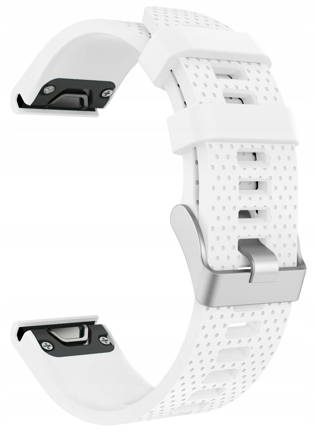 BIAŁY Silikonowy Pasek Garmin FENIX 5S PLUS Model Fenix 5S Plus