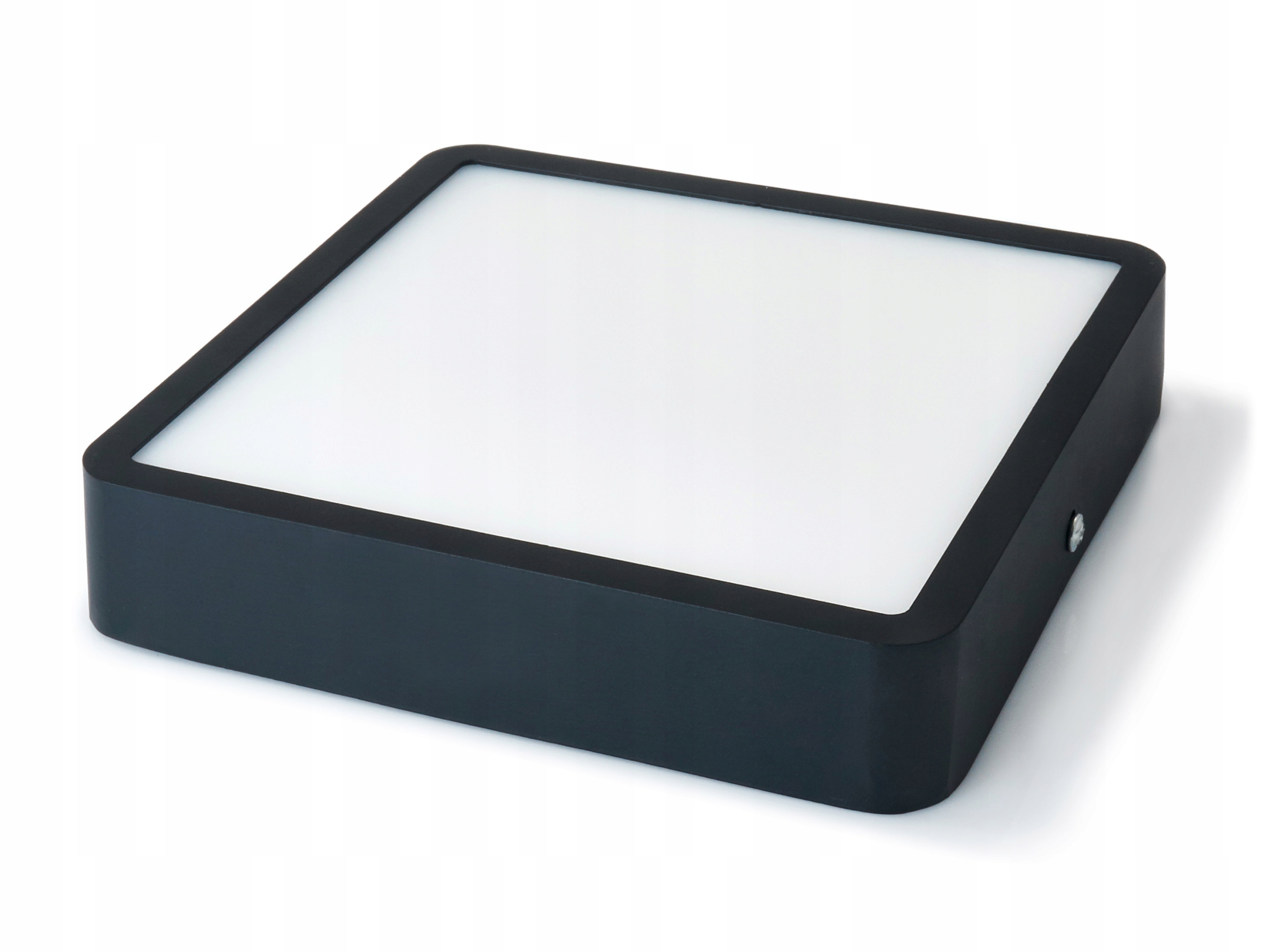 

Panel Led Natynkowy Kwadrat Czarny 18W Plafon