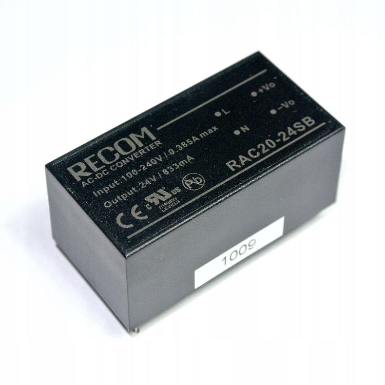 Měnič Napětí Ac/dc 20W Regulovatelný 90-264V/24V [x1]