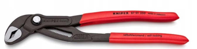 Плоскогубці для труб KNIPEX 87 01 250 Cobra 250 мм