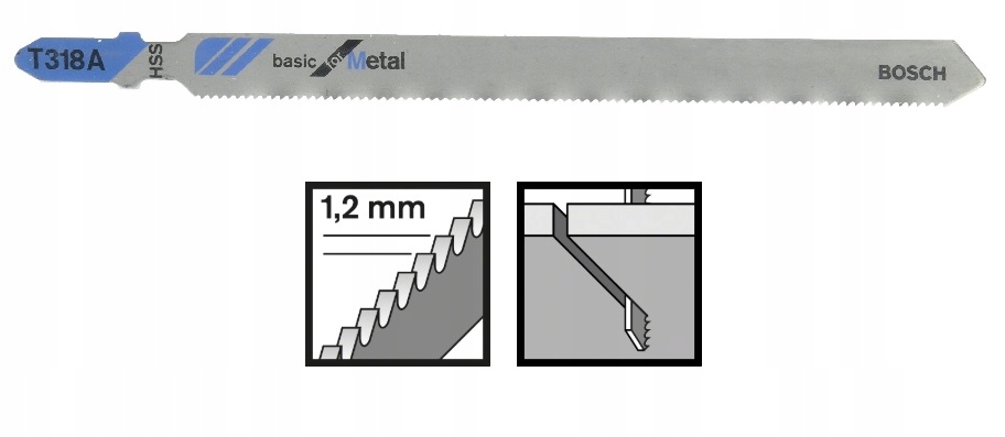 

Brzeszczot do wyrzynarki Bosch T 318 A