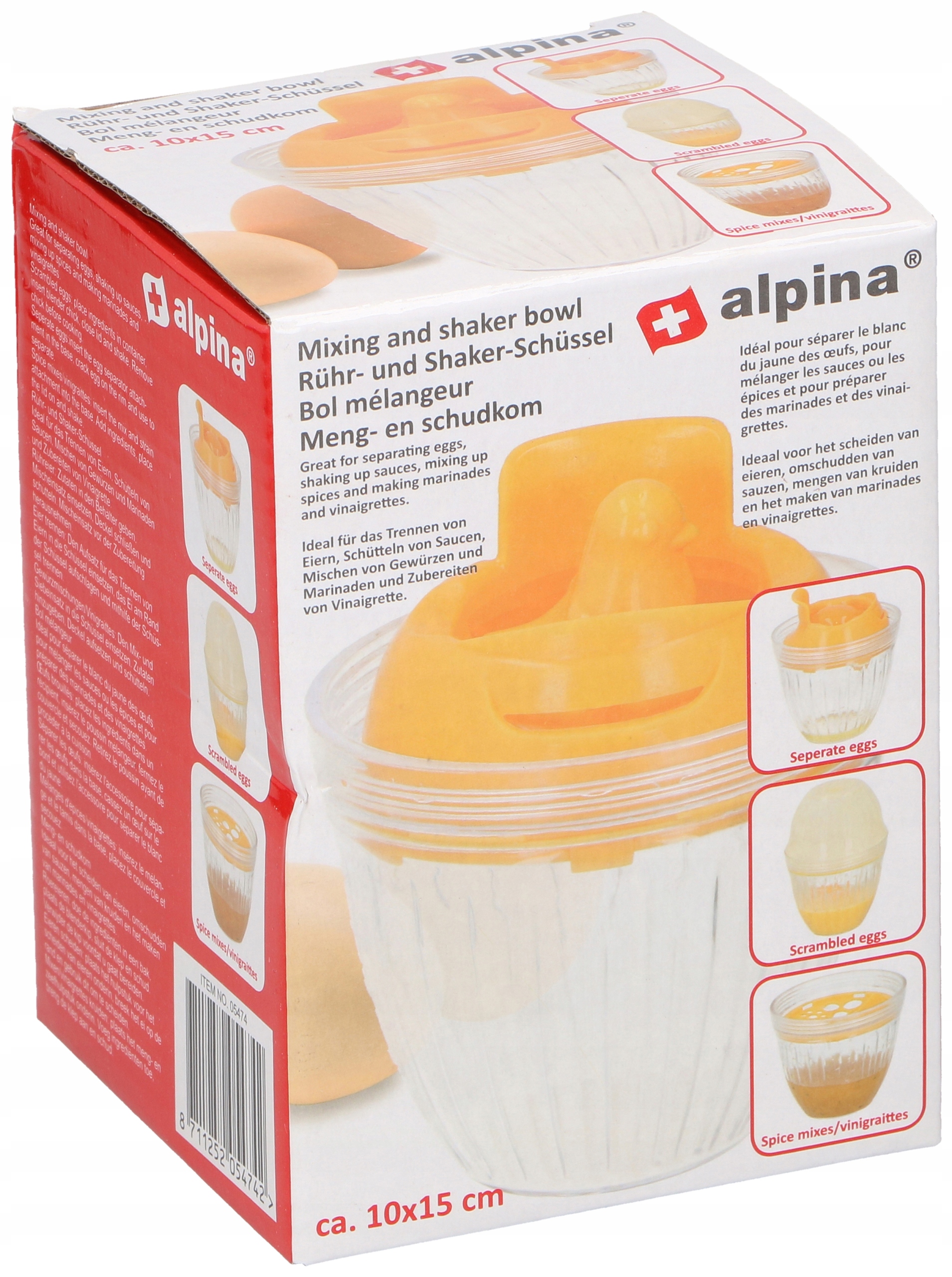NACZYNIE DO MIESZANIA, SHAKER, SEPARATOR ALPINA 42 Marka Alpina