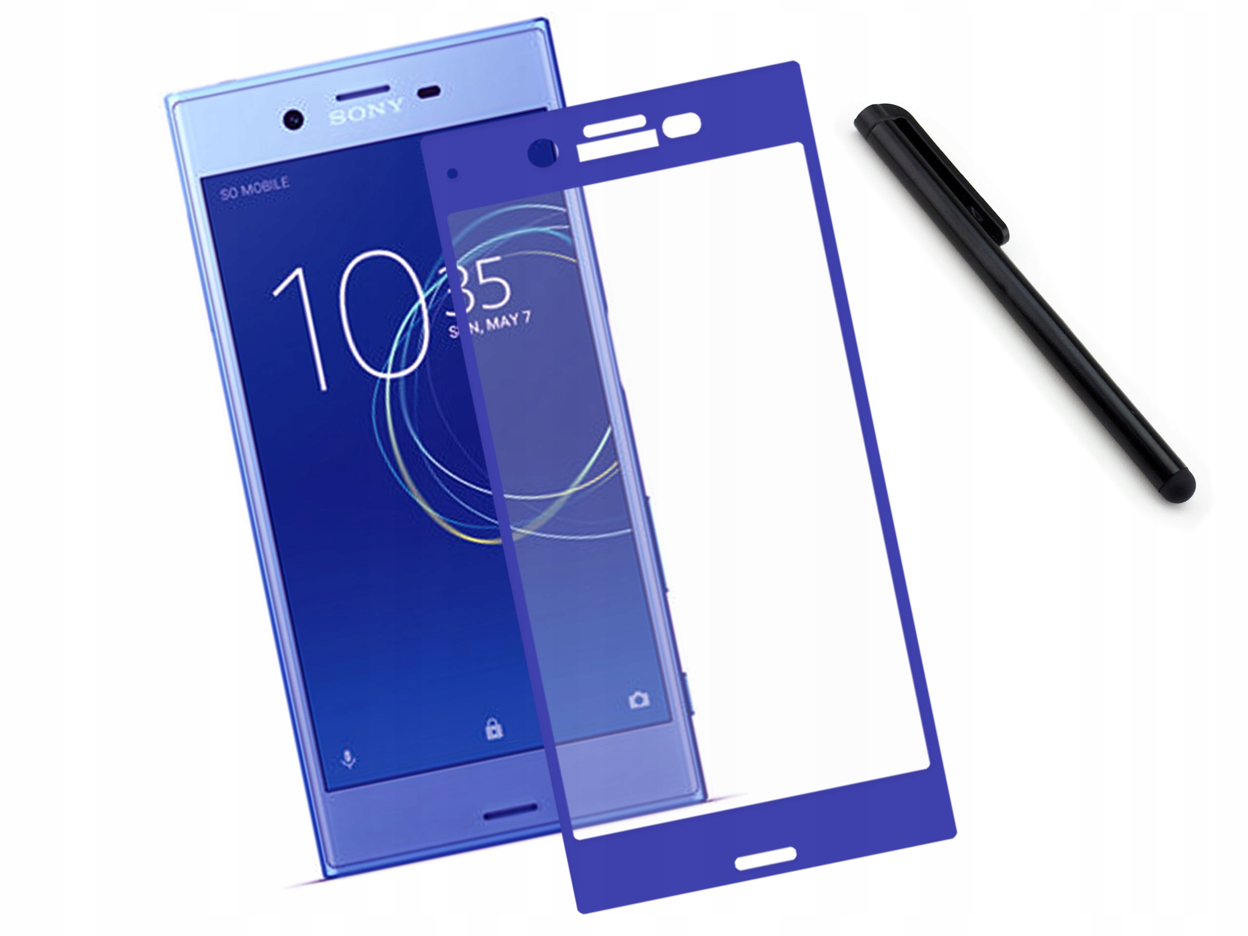 

Szkło hartowane 3D 9H Sony Xperia XZs Niebieskie