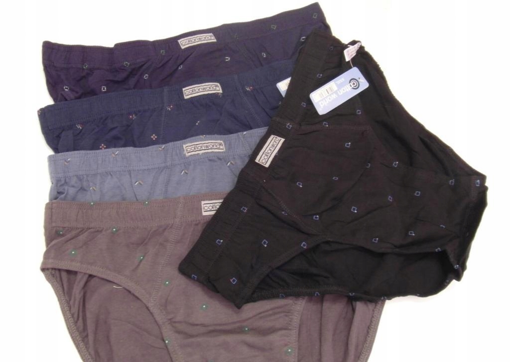 

Slipy męskie Majtki Cotton World 5 par 6XL