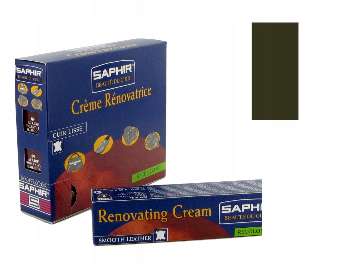 

Saphir Renovating Cream Do Rys Zadrapań Khaki