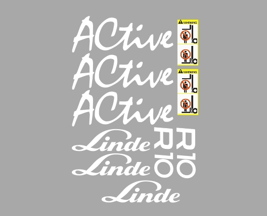 Naklejki oklejenie LINDE R10