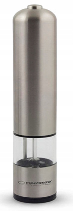 2 x ELEKTRYCZNY STALOWY MŁYNEK DO PIEPRZU I SOLI Zasilanie baterie