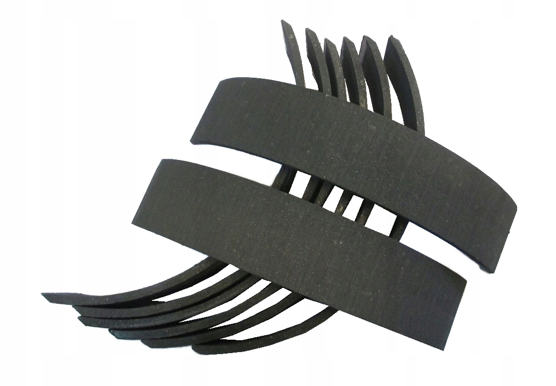 ŻUK NYSA WARSZAWARAK OKŁADZINA SZCZĘKA HAMULCA HAMULCOWA 295X50X5 ZA 8 SZT.