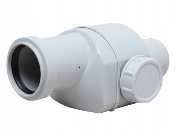 Spätný guľový ventil pre kanalizáciu 50 Hl 4 vertikála úroveň búrkového uzáveru