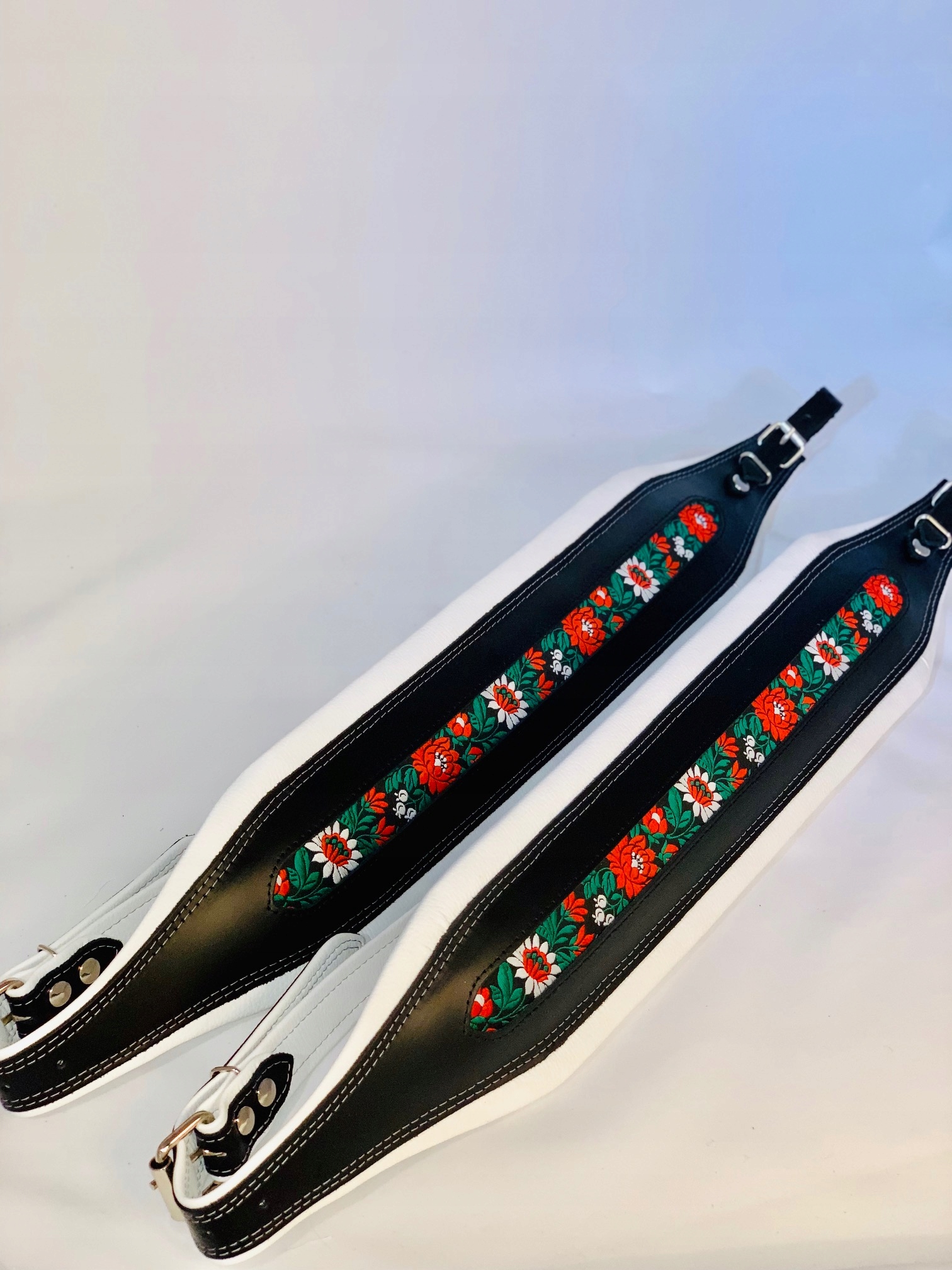 Pásy akordeon Pro 80-120, kůže, 10 cm