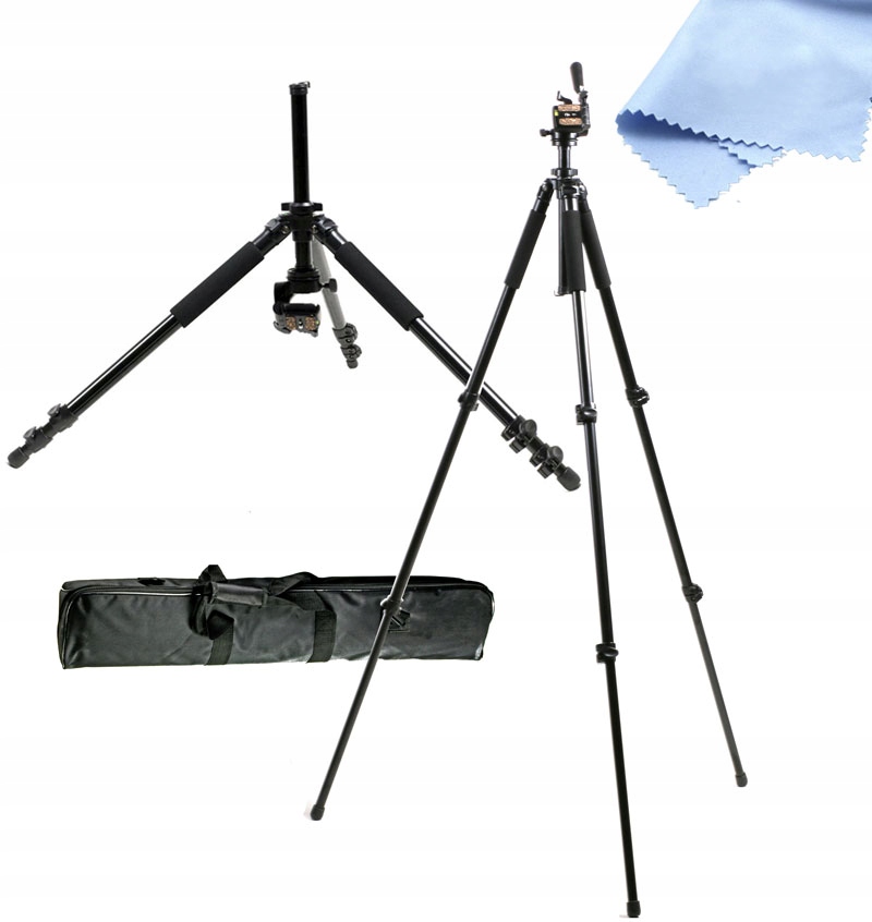 

Wysoki Pro Statyw Makro Z Głowicą 3D 194cm Futerał