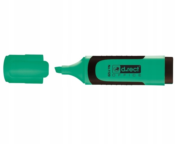 

Zakreślacz D.rect 1129 Zielony Gumowy Uchwyt