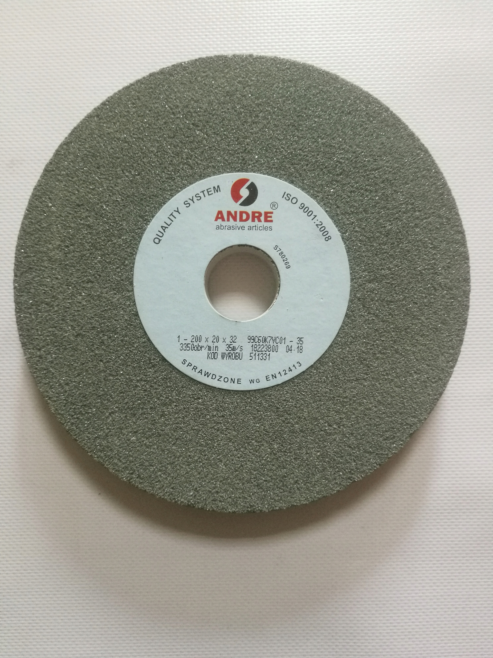 TARCZA ANDRE KORUNDOWA 200X20X32 99C DO WIDII