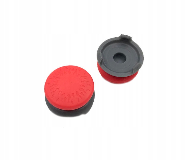 2x Nakładki gumki FPS Jak KontrolFreek do Nintendo Switch/NS OLED Czerwone
