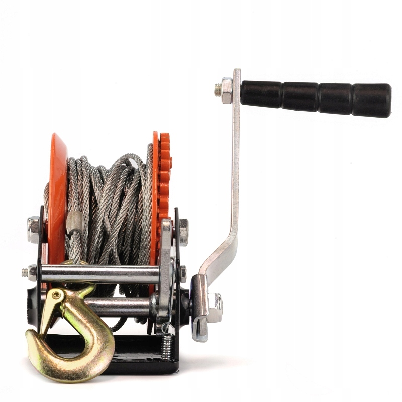 WYCIĄGARKA RĘCZNA LINOWA WCIĄGARKA NA KORBĘ KORBOWA KORBA BĘBNOWA SN1130 Waga produktu z opakowaniem jednostkowym 4.5 kg