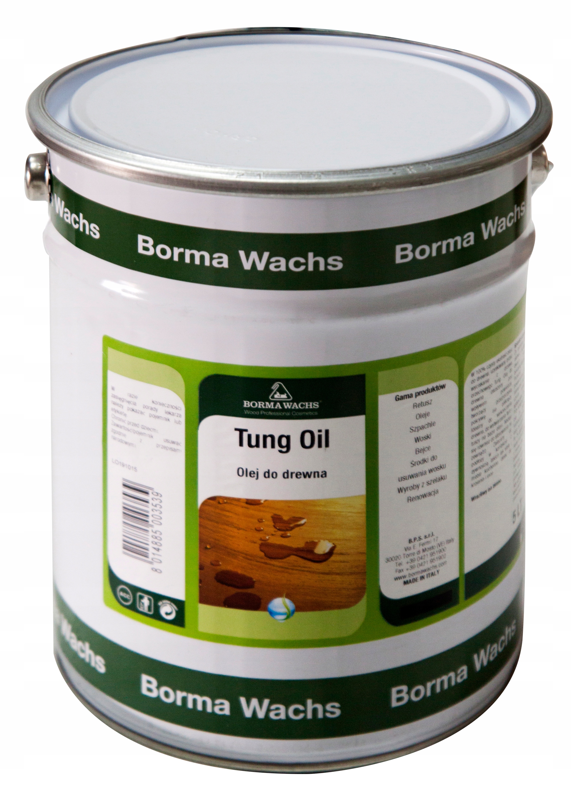 Olej tungowy do drewna Borma Wachs 5 l