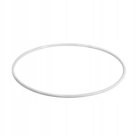 Obręcz Metalowa Kółko do Łapacza Snów 25cm Biała