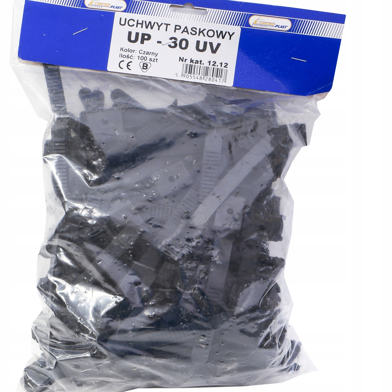 

Uchwyt opaska zaciskowy UP-30 100szt czarna Uv