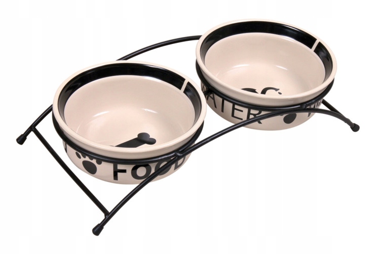 

Trixie Zestaw misek ceramicznych 2x0.6 l TX-24641