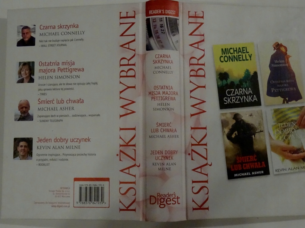 Książki Reader's Michael Connelly Czarna Skrzynka