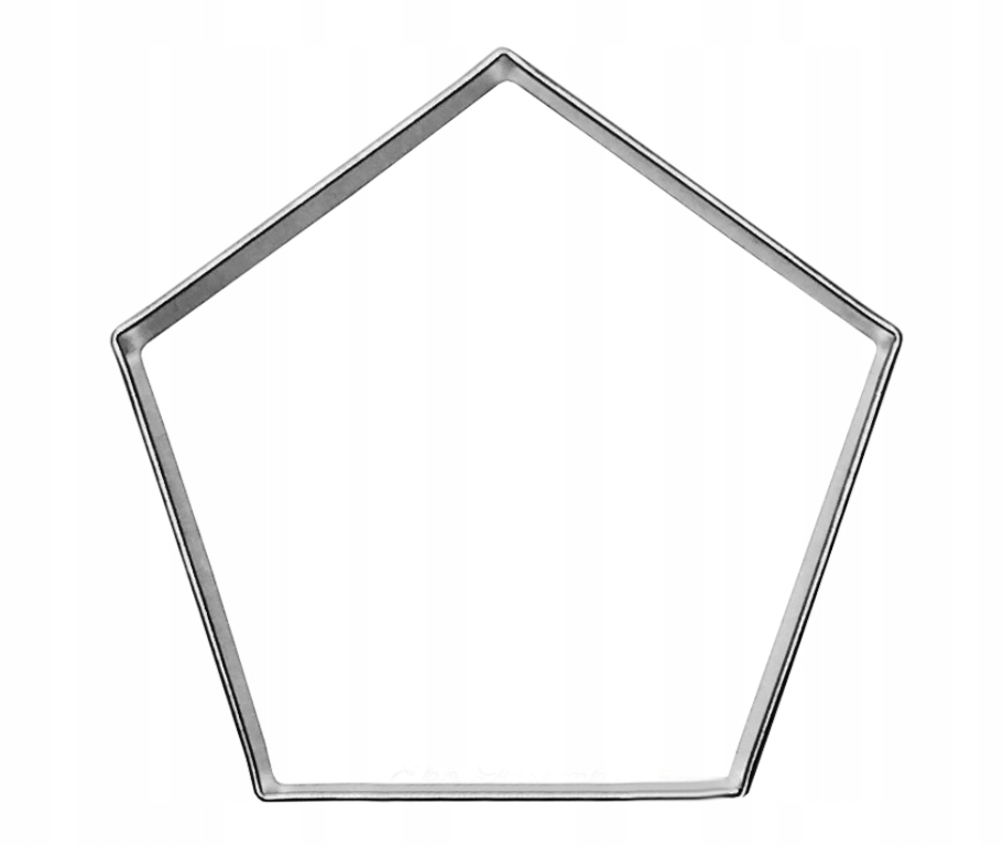 

Foremka pięciokąt 7,3 cm figury geometryczne