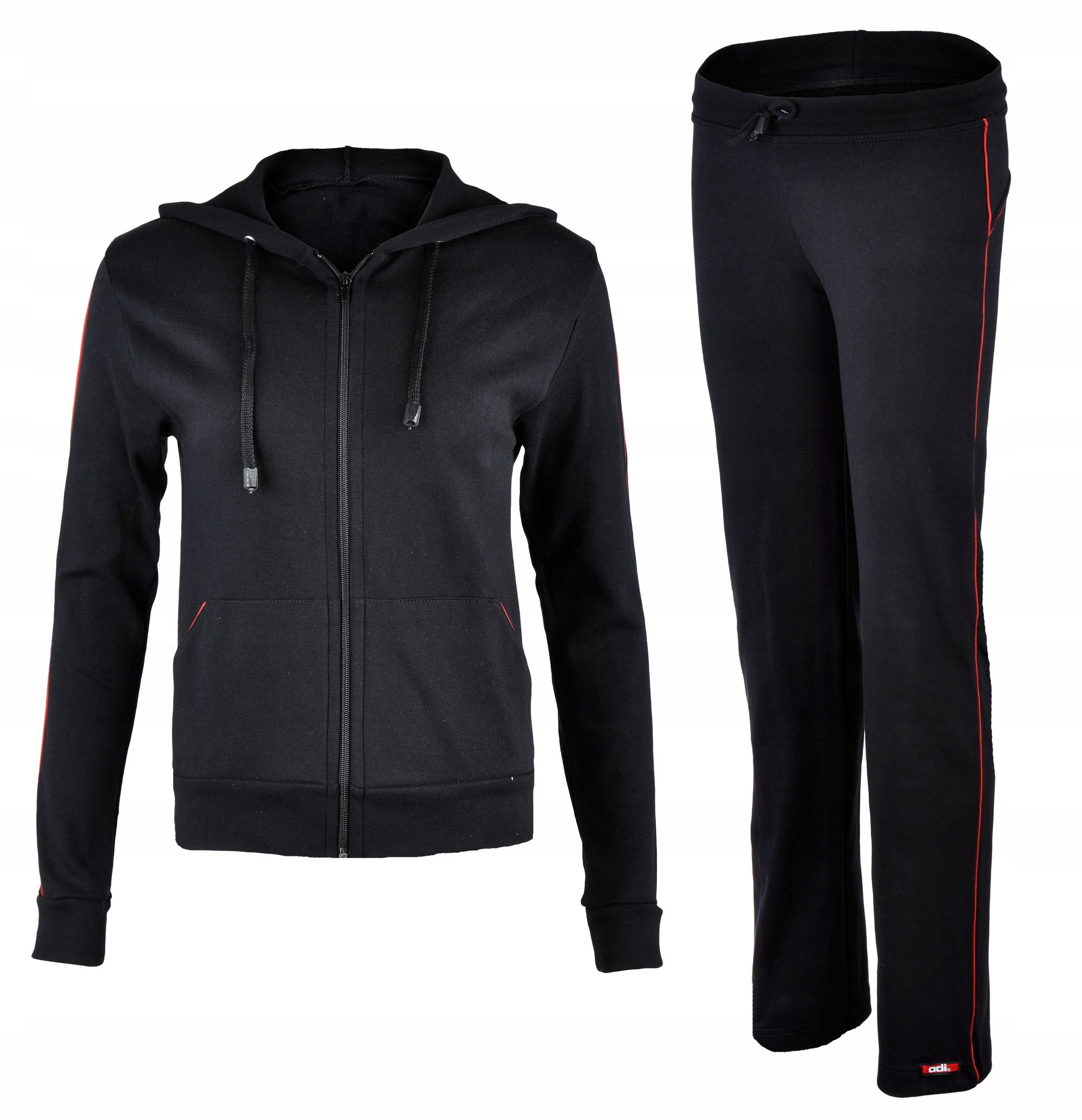 

Damski Dres Kompletny Sportowy Pl Adi #black#_ XXL