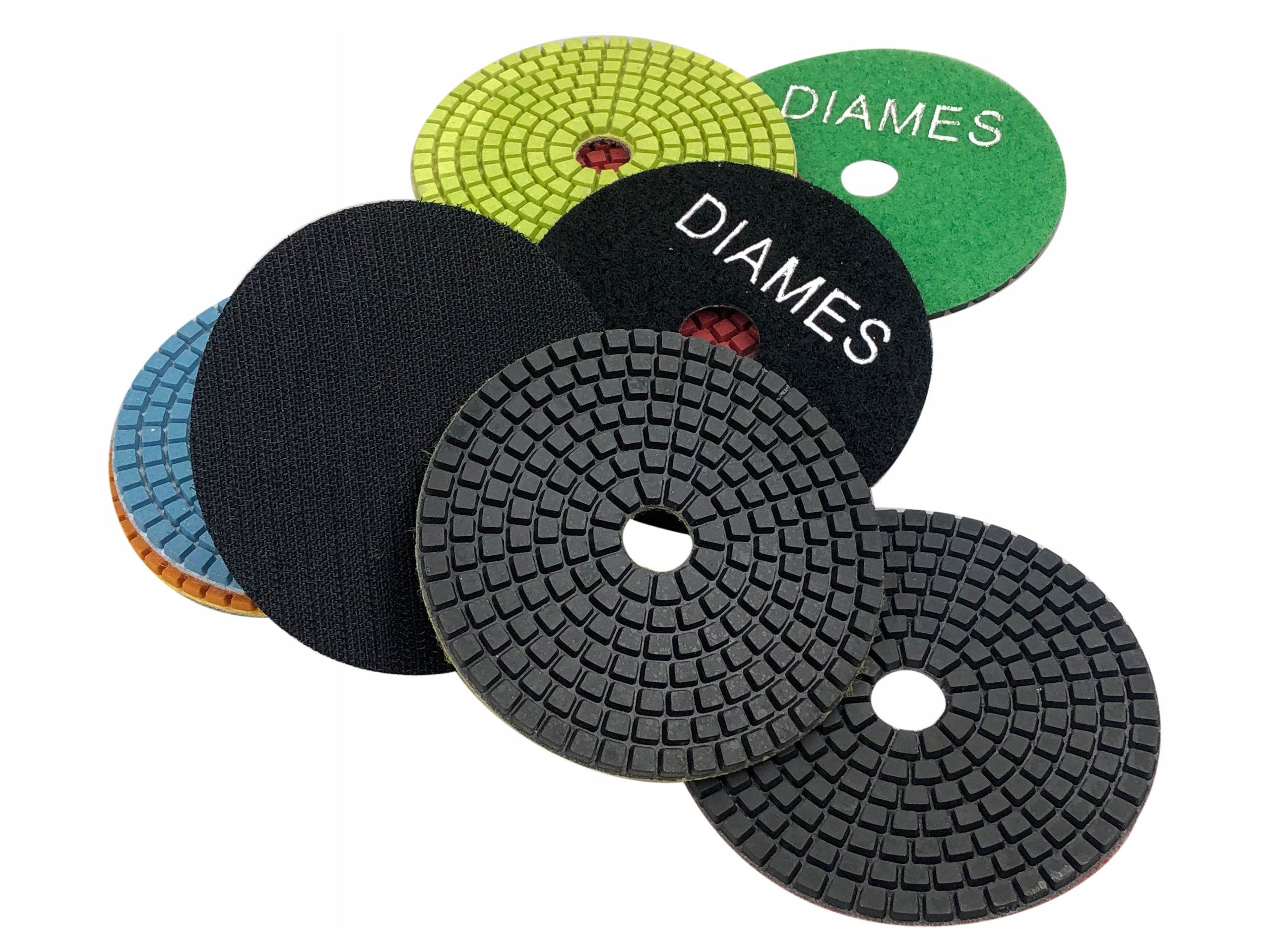 KPL 8 SZT DYSK POLERSKI RZEPIK #50 BUFF + UCHWYT EAN (GTIN) 5904139400197