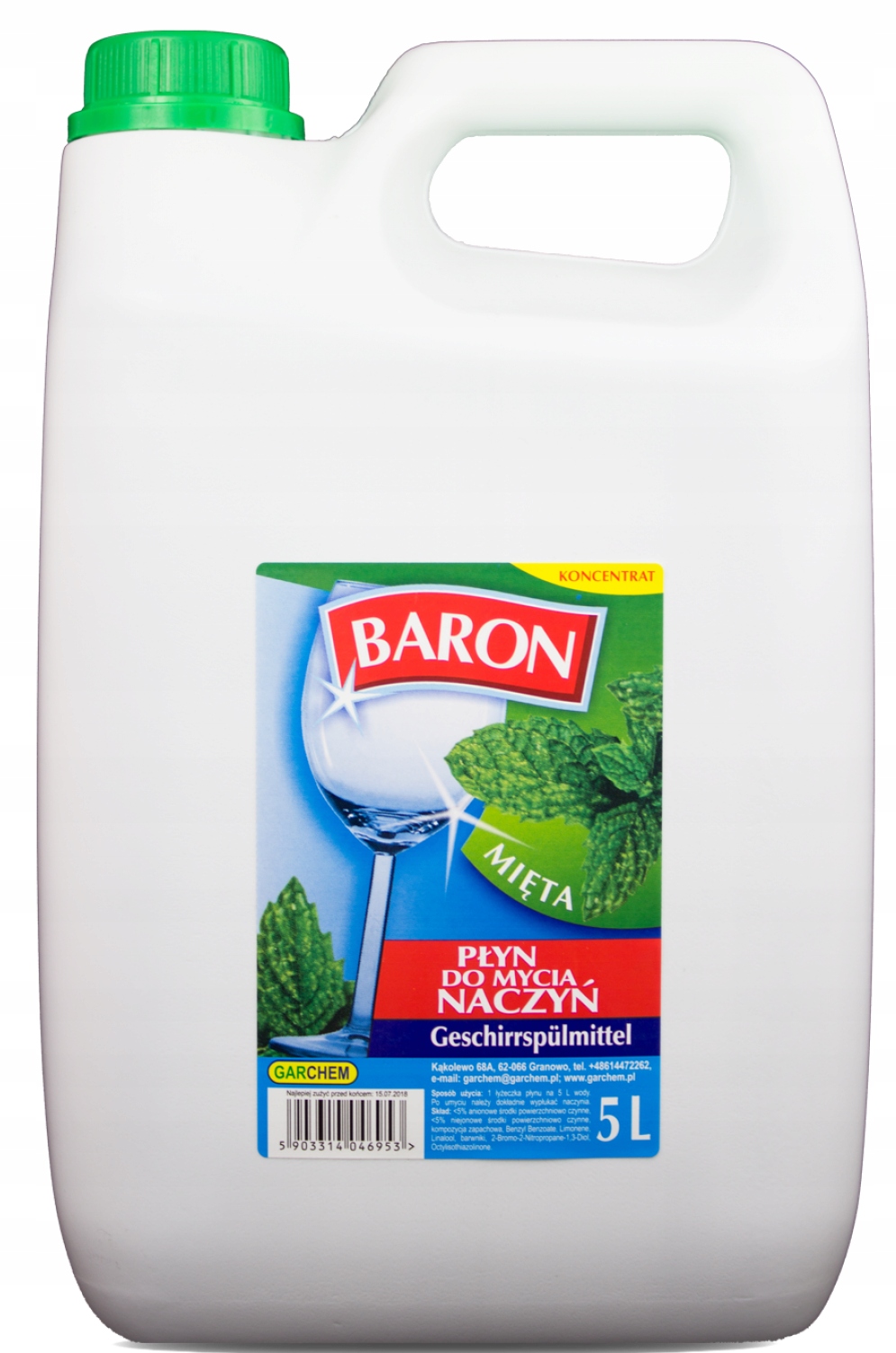 

Płyn do mycia naczyń Baron 5 l