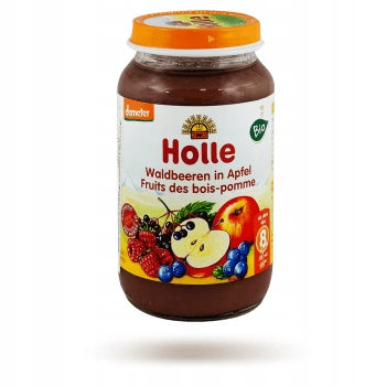 HOLLE BIO DESEREK OWOCE LEŚNE MALINY JAGODY od 8 miesiąca 190g