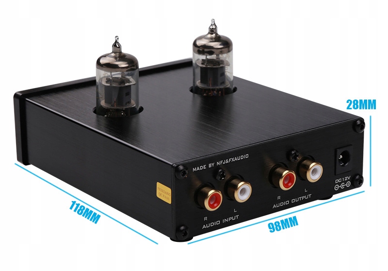 FX-AUDIO TUBE-03 Przedwzmacniacz lampowy Bufor 6J1 Marka FX-Audio