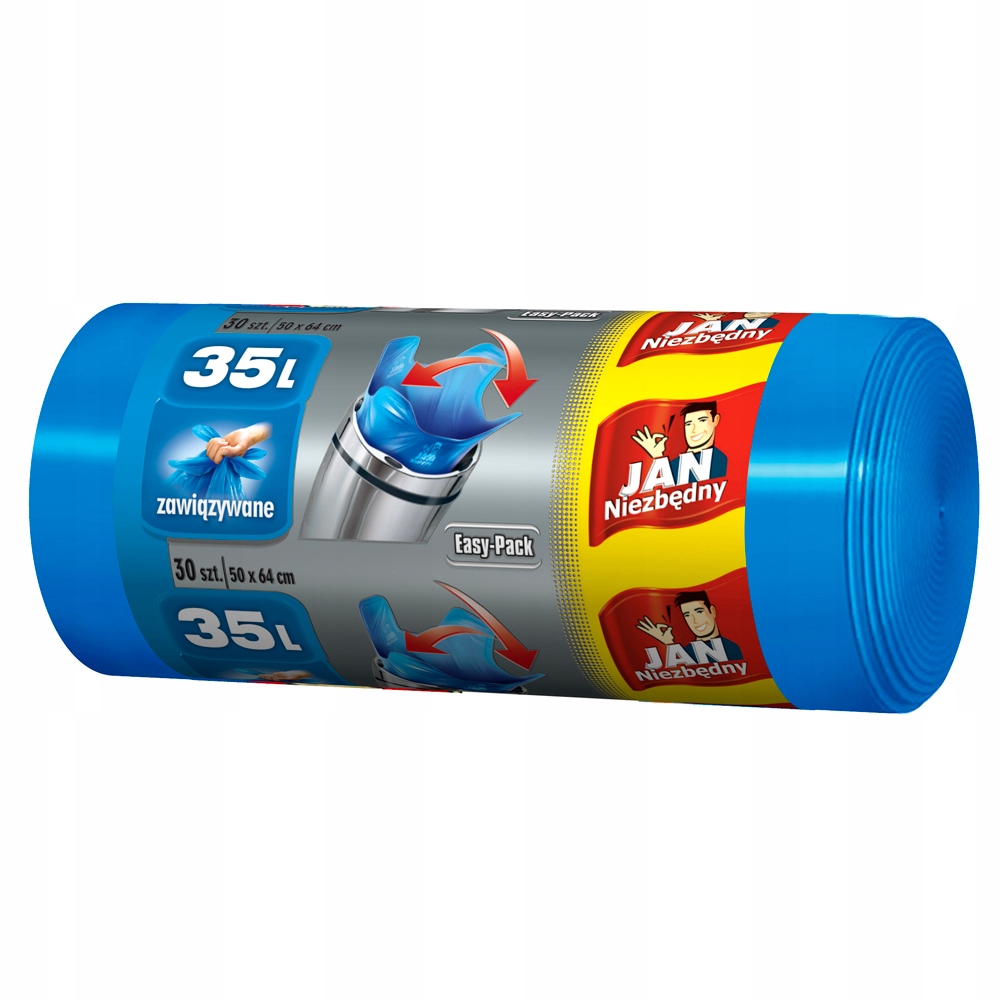

Jan Niezbędny Easy Pack worki niebieskie 35 L