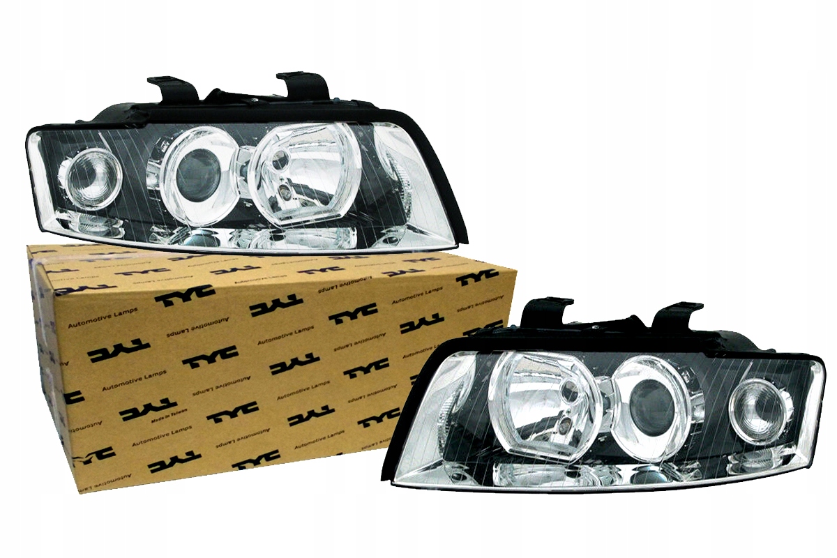 Reflektory Lampy AUDI A4 B6 2000-2004 kpl L+P TYC