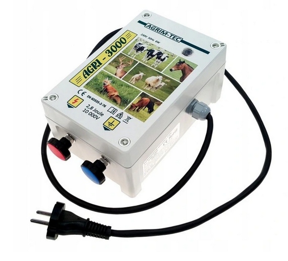 Pastuch elektryczny sieciowy AGRI-3000 bydło wydra Kod producenta 1004PL