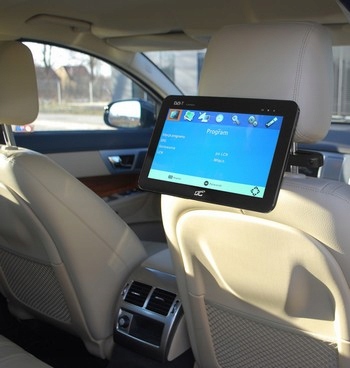 Telewizor Cyfrowy Samochodowy 12' Na Szybę Zagłówek Przenośny Usb Hdmi