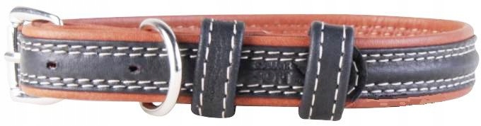 

CoLLaR Soft obroża skórzana czarny brązowy 30-39cm