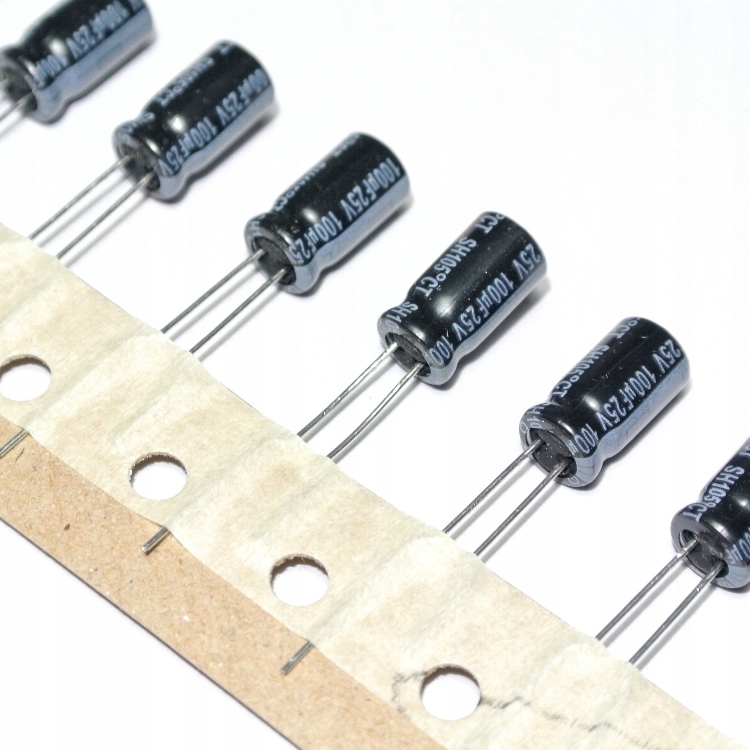 

100uF 25V 105' Yageo Sh 6x11mm [10szt] #RR24
