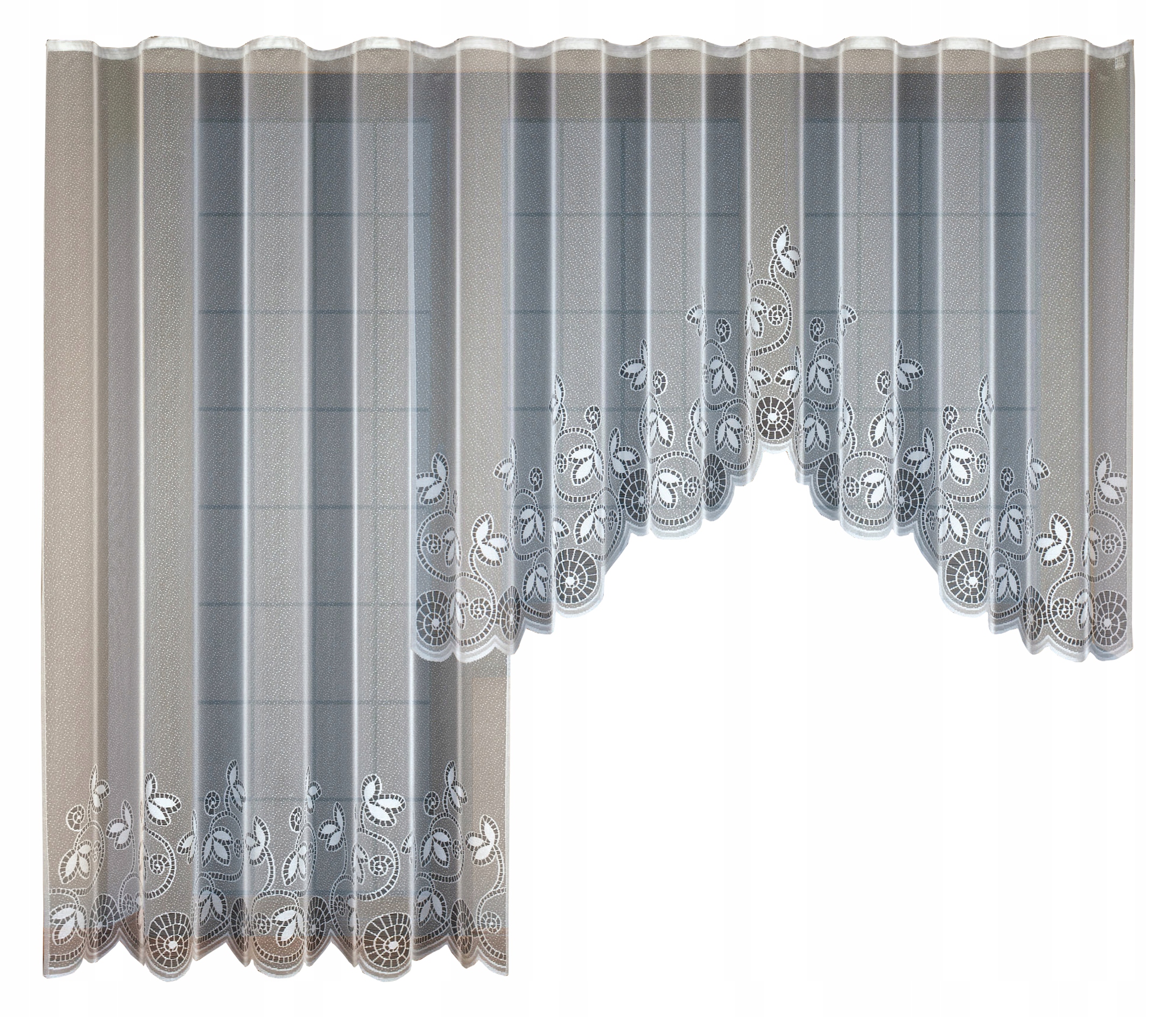 

Komplet firany balkonowe firanki balkon zakardowe