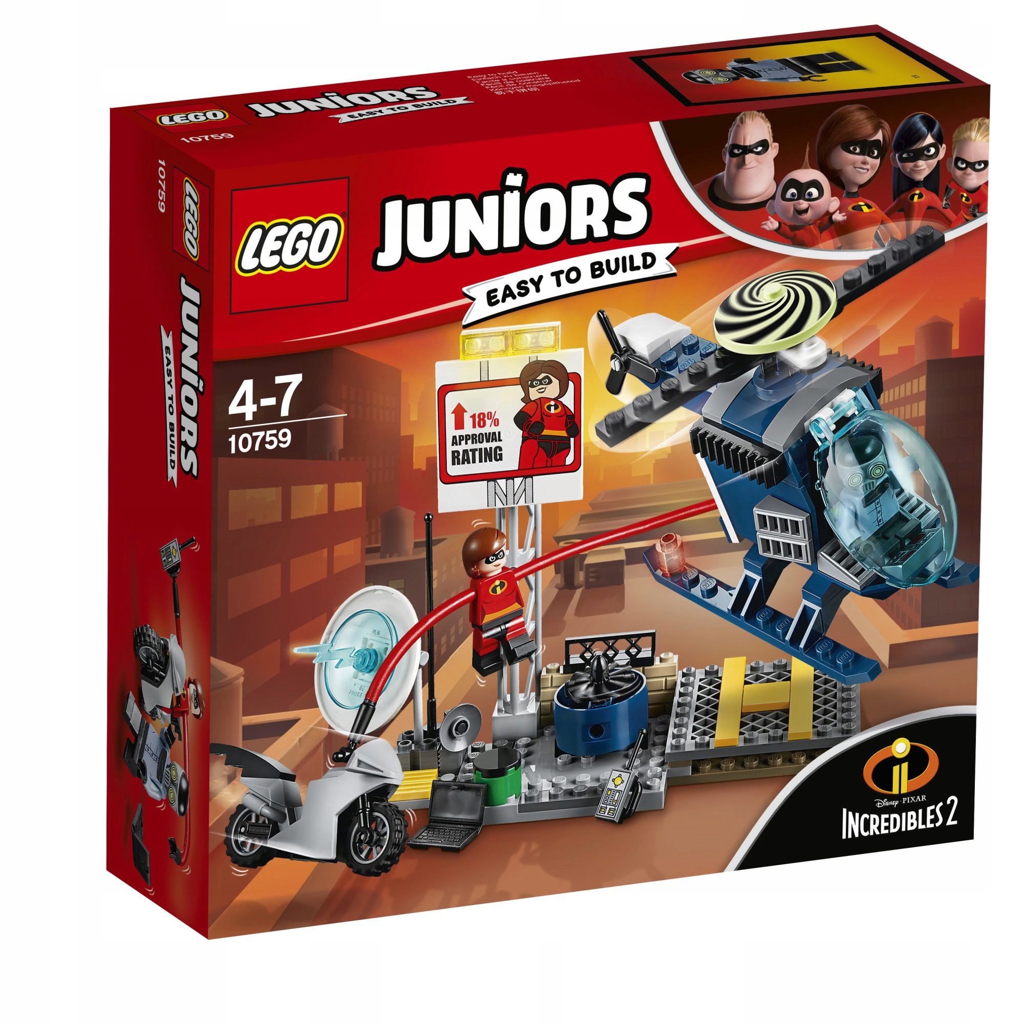 Lego Juniors 10759 Pościg Elastyny