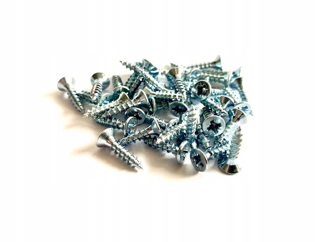 

Wkręt Do Drewna Astra Biały ocynk 4 x20 mm 25 szt