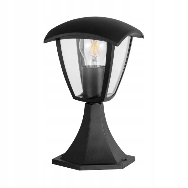 

Lampa Ogrodowa Zewnętrzn Stojąca Słupek Czarny Led