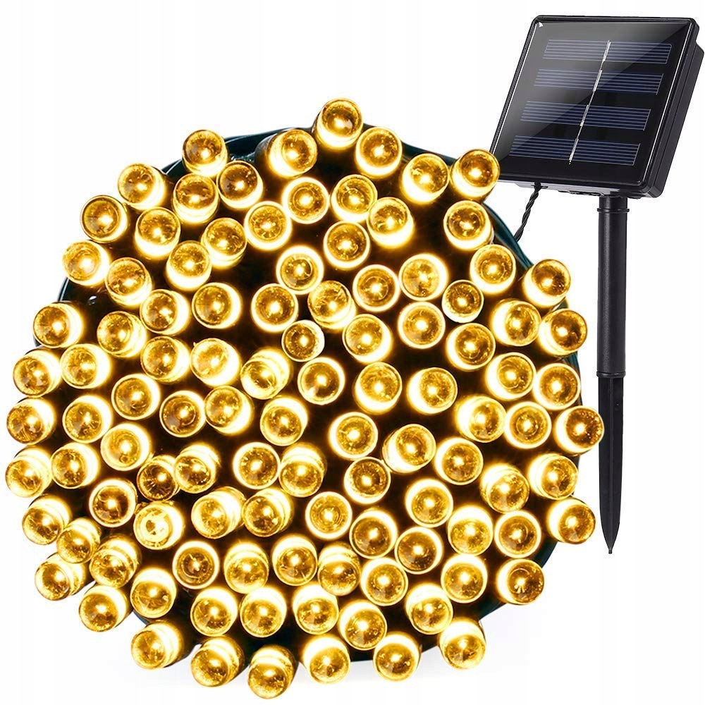 

100 Led Lampki Solarne Ogrodowe Lampa Zewnętrzna