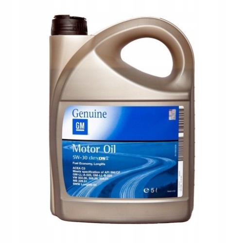 

Olej 5W-30 Gm Opel Dexos 2 Synthetic 5L
