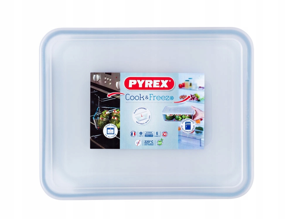 NACZYNIE ŻAROODPORNE FREEZE Z POKRYWKĄ 2,6L PYREX EAN (GTIN) 3137610000728